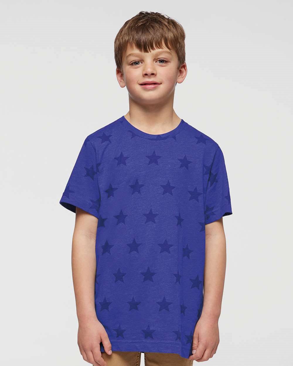 Code Five Youth Star Print Tee - 2229