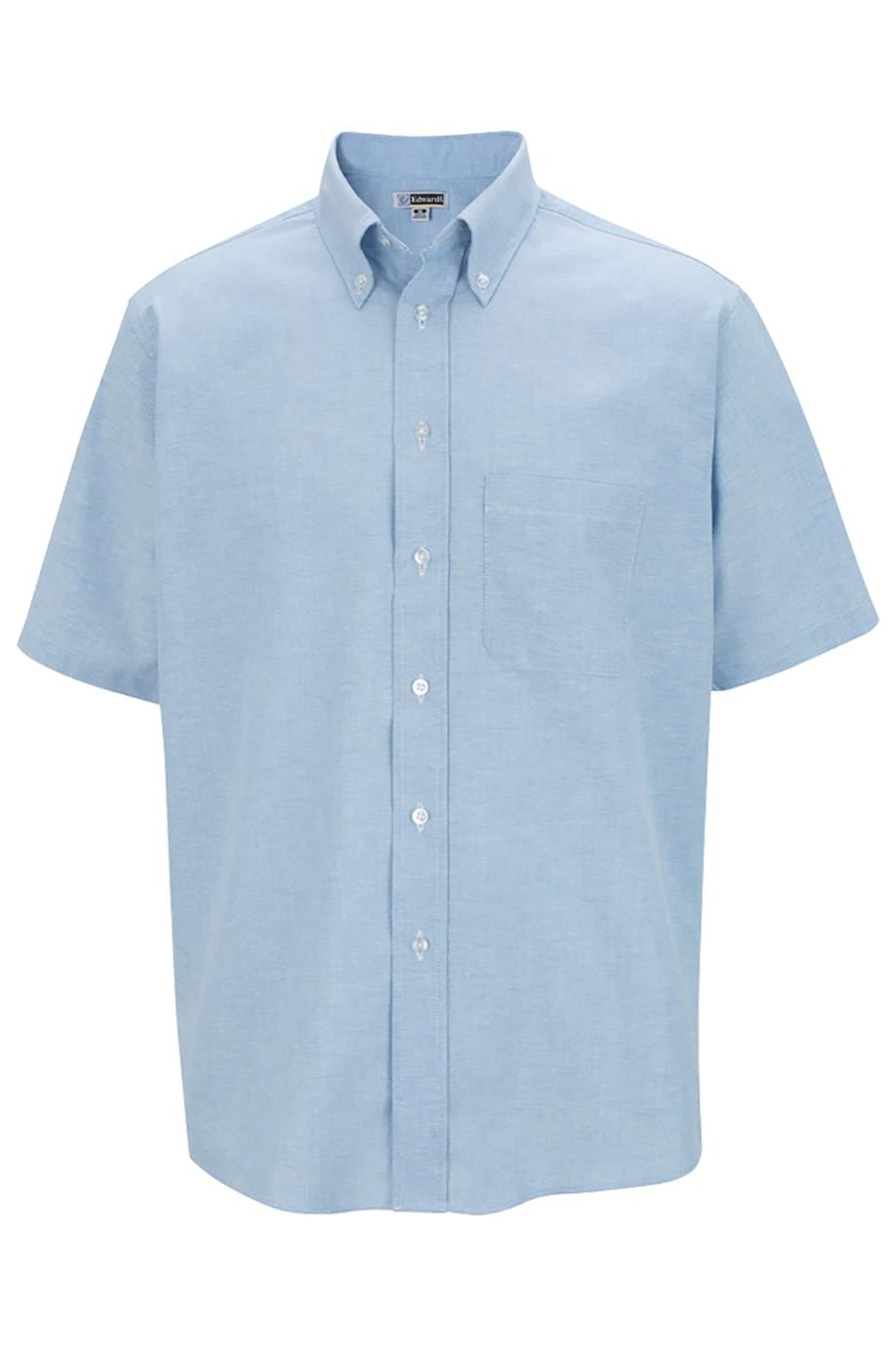 Easy Care Oxford Short Sleeve Mens Shirt - 1027