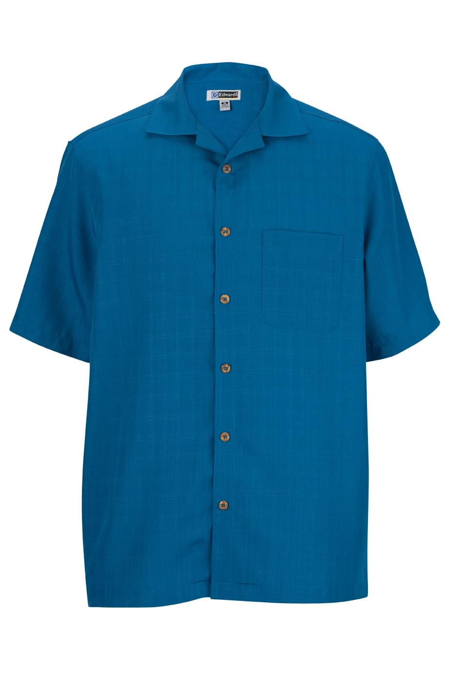 Jacquard Batiste Camp Shirt - 1030