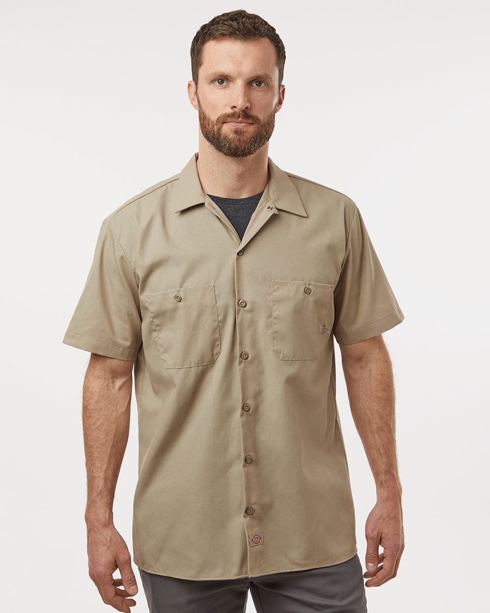 Dickies Industrial Short Sleeve Work Shirt - Tall Sizes - S535T