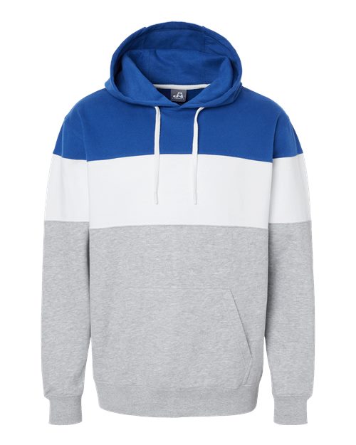 Men's Varsity Fleece Colorblocked Hooded Sweatshirt