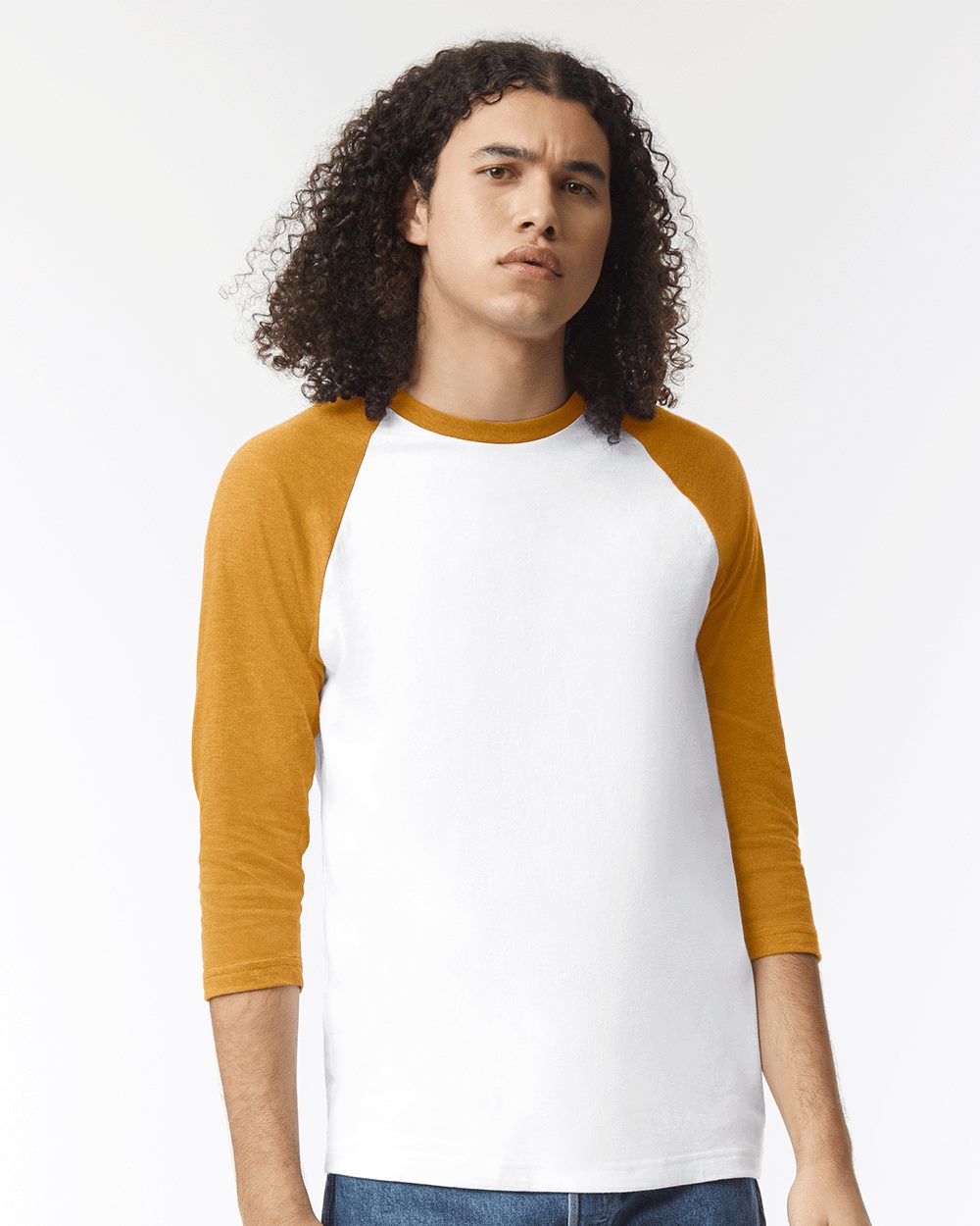 American Apparel CVC Three-Quarter Sleeve Tee - 2003CVC