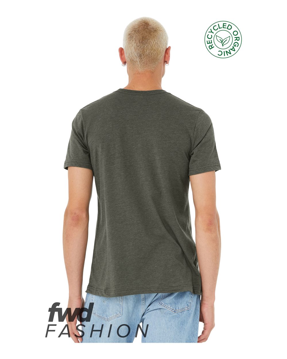 BELLA + CANVAS FWD Fashion Jersey Recycled Organic Tee - 3001RCY