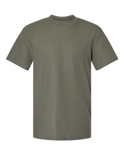 Unisex Pique Mockneck Tee