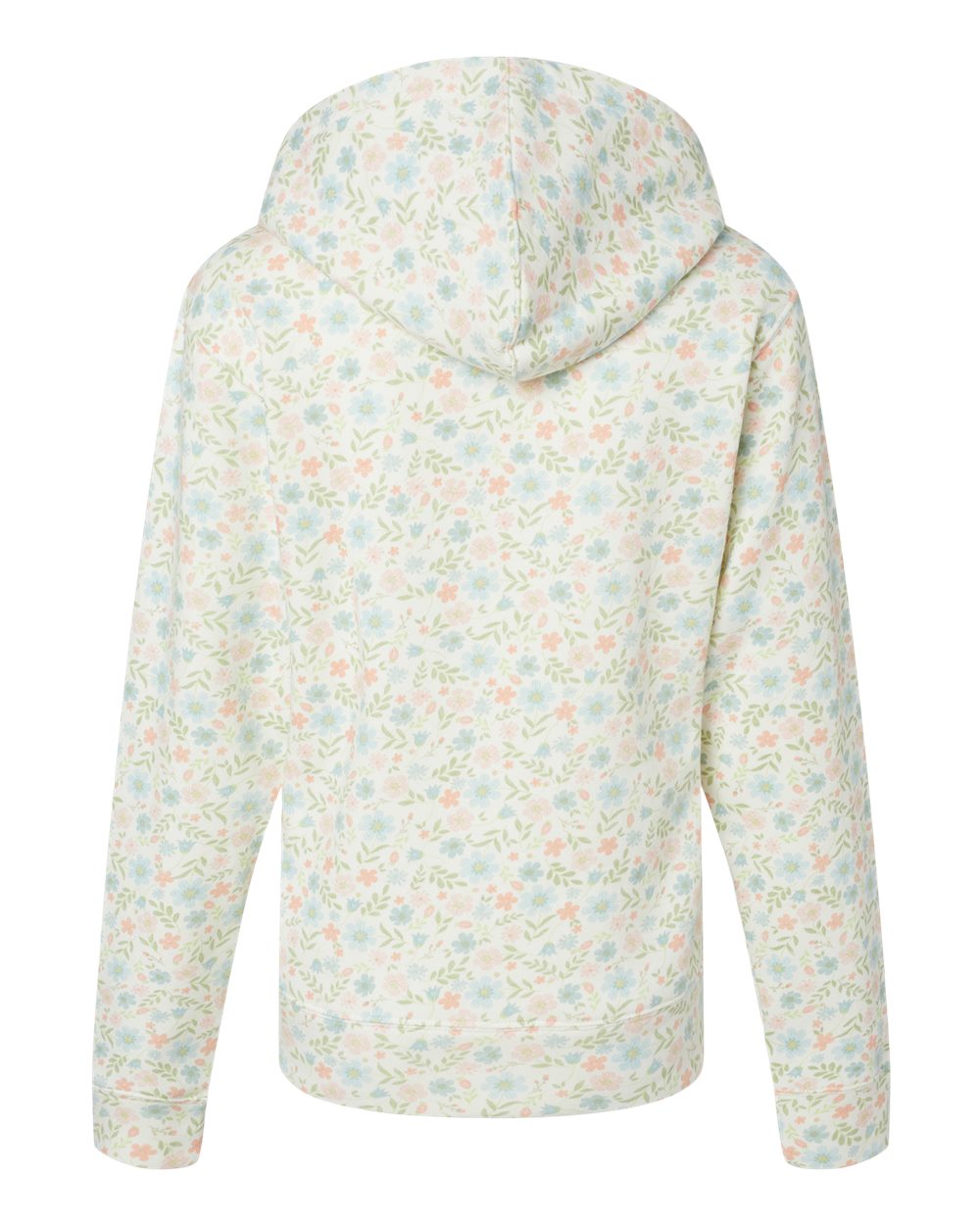 J. America Triblend Fleece Hooded Sweatshirt - 8871