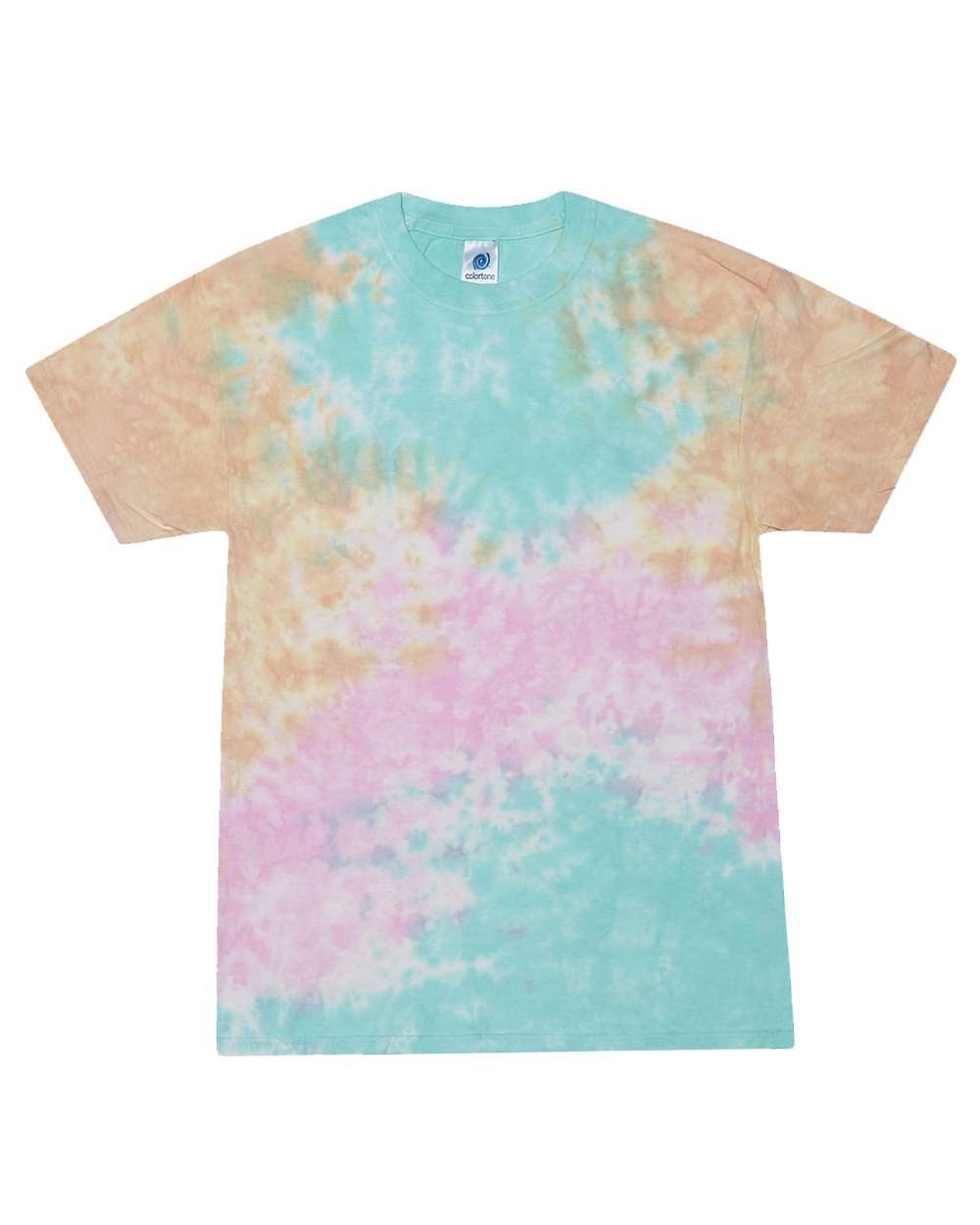 Colortone Youth Multi-Color Tie-Dyed T-Shirt - 1000Y