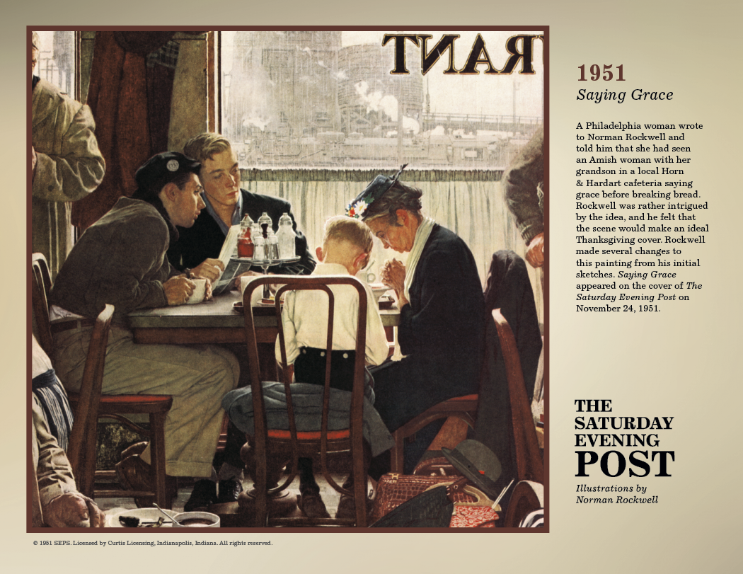 Triumph Calendars The Saturday Evening Post Illustrations by Norman Rockwell Calendar-1101