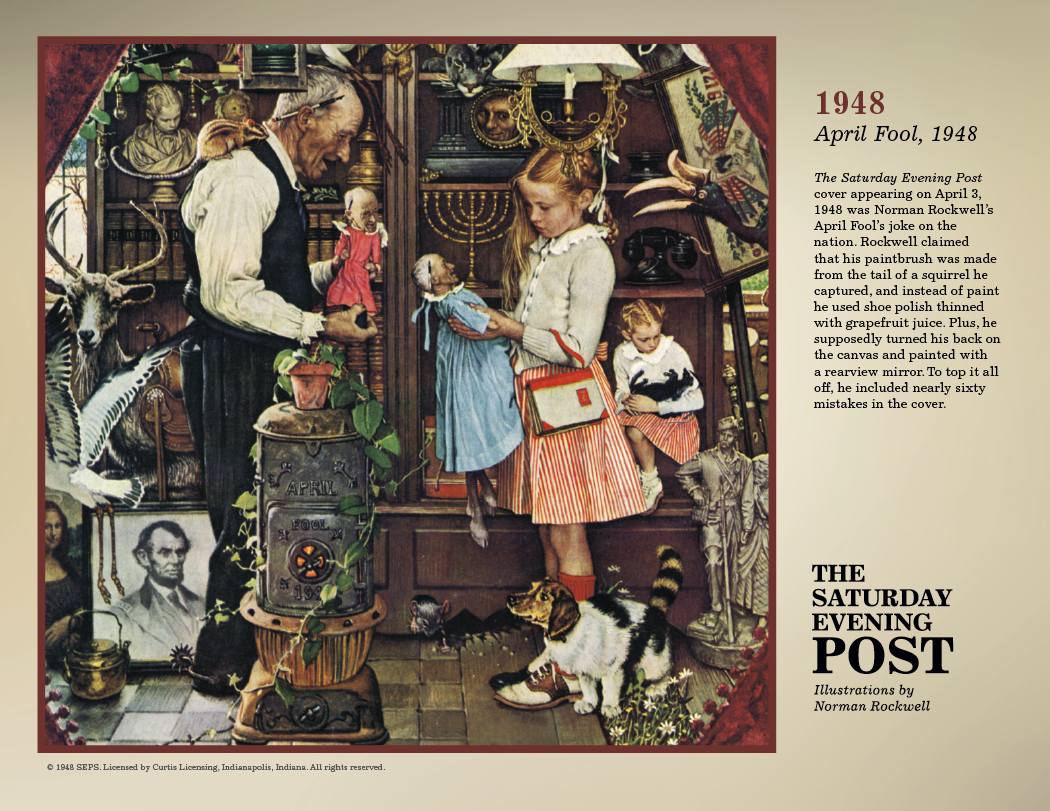Triumph Calendars The Saturday Evening Post Illustrations by Norman Rockwell Calendar-1101