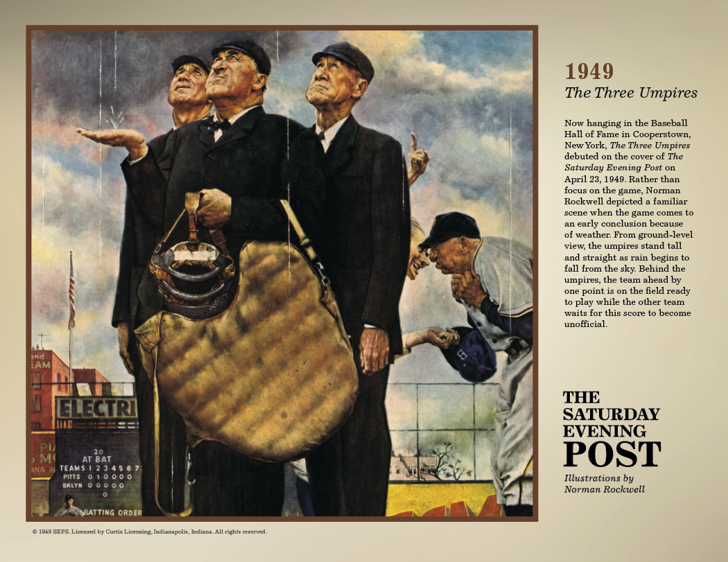Triumph Calendars The Saturday Evening Post Illustrations by Norman Rockwell Calendar-1101