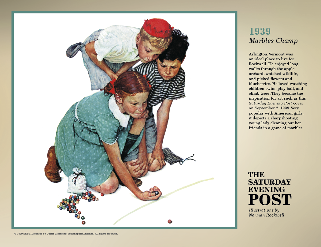 Triumph Calendars The Saturday Evening Post Illustrations by Norman Rockwell Calendar-1101