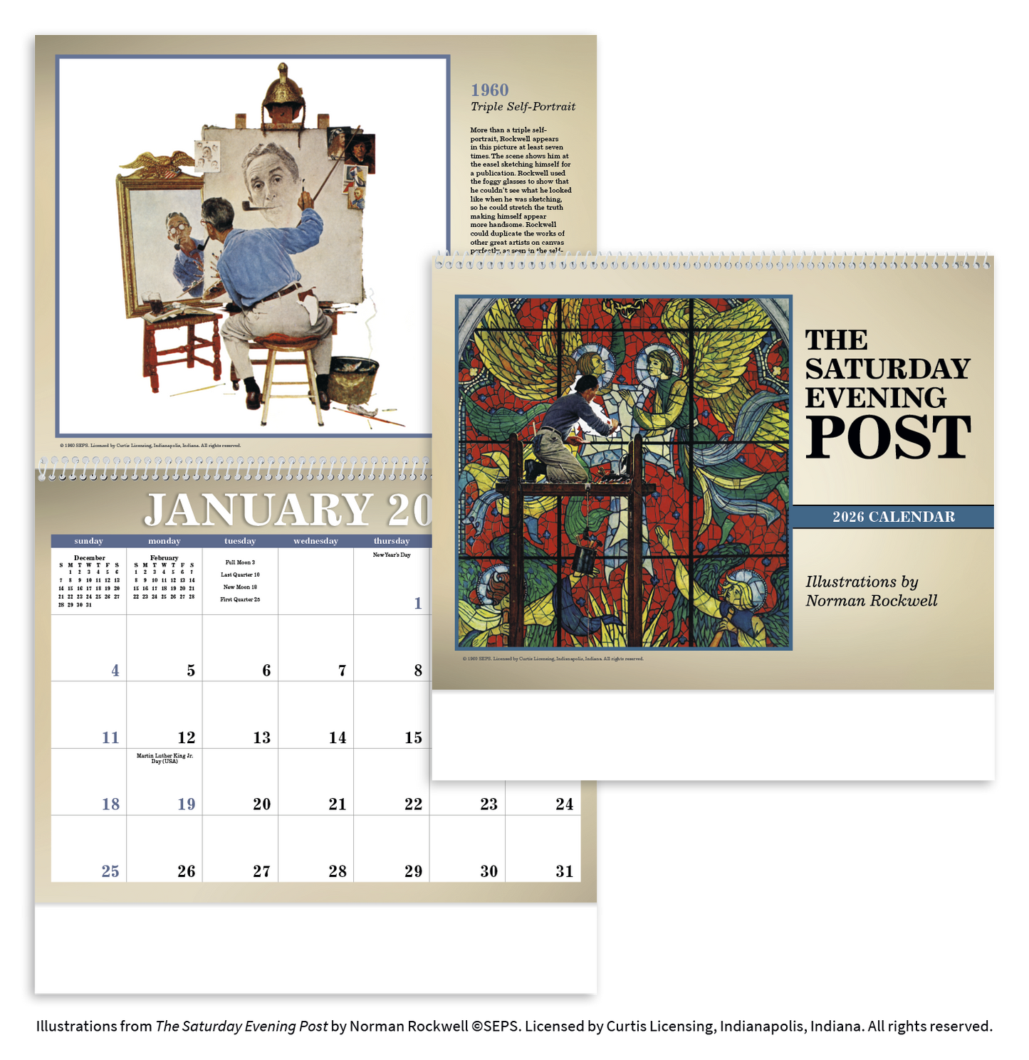 Triumph Calendars The Saturday Evening Post Illustrations by Norman Rockwell Calendar-1101