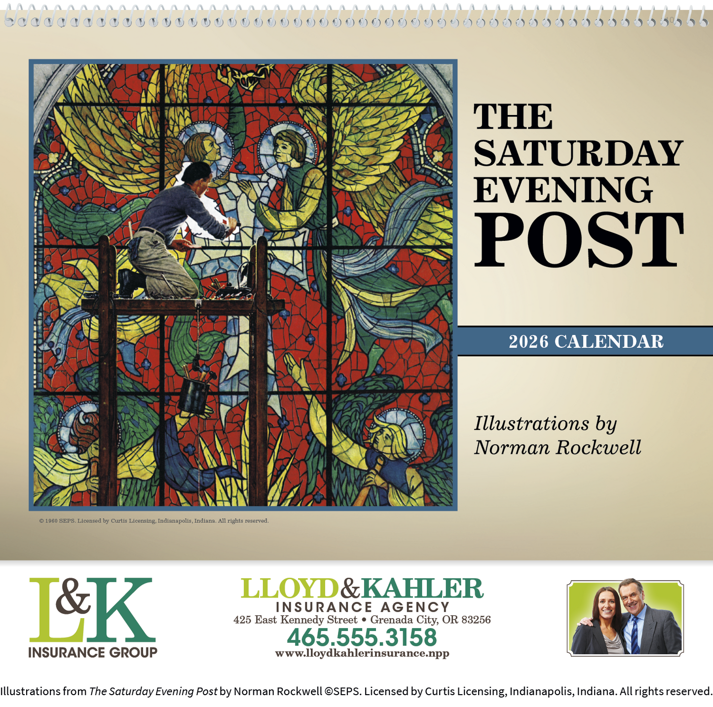 Triumph Calendars The Saturday Evening Post Illustrations by Norman Rockwell Calendar-1101