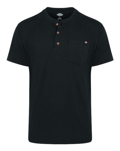 Men's Tall Heavyweight Traditional Short Sleeve Henley