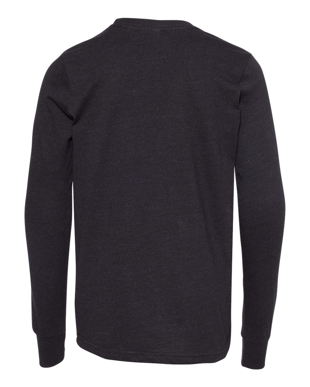 BELLA + CANVAS Youth Heather CVC Long Sleeve Tee - 3501YCVC