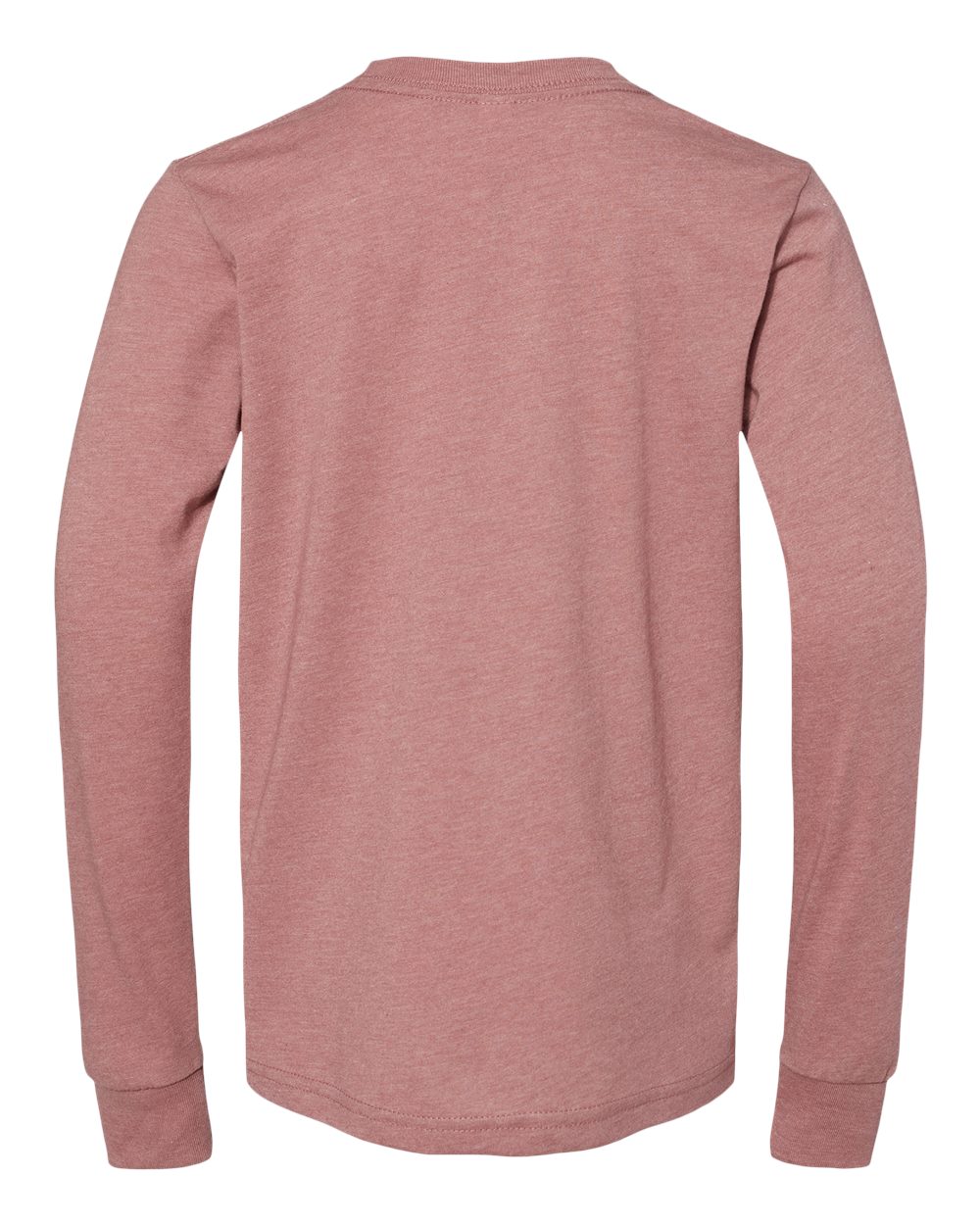 BELLA + CANVAS Youth Heather CVC Long Sleeve Tee - 3501YCVC