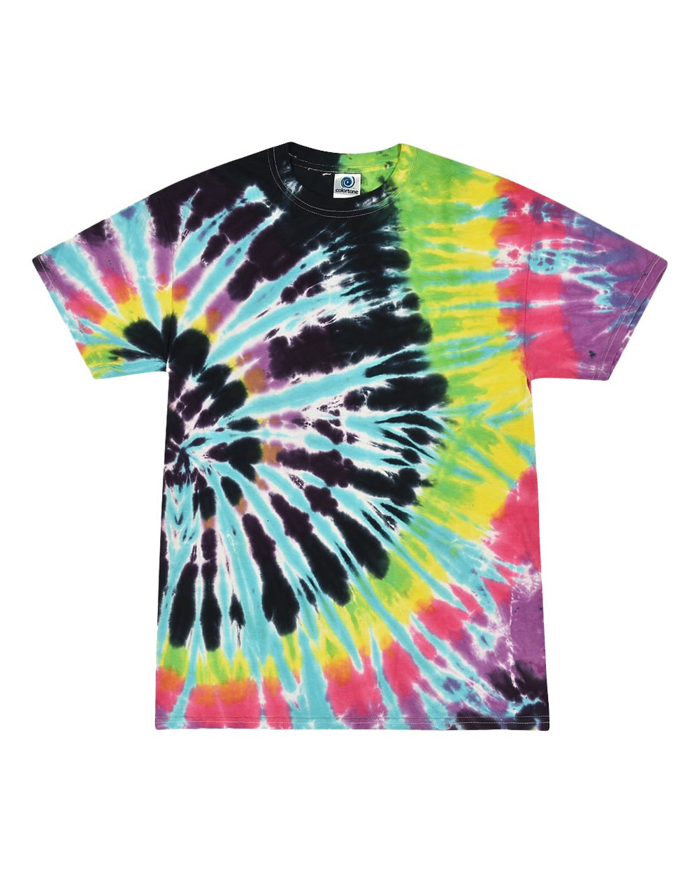 Colortone Youth Multi-Color Tie-Dyed T-Shirt - 1000Y