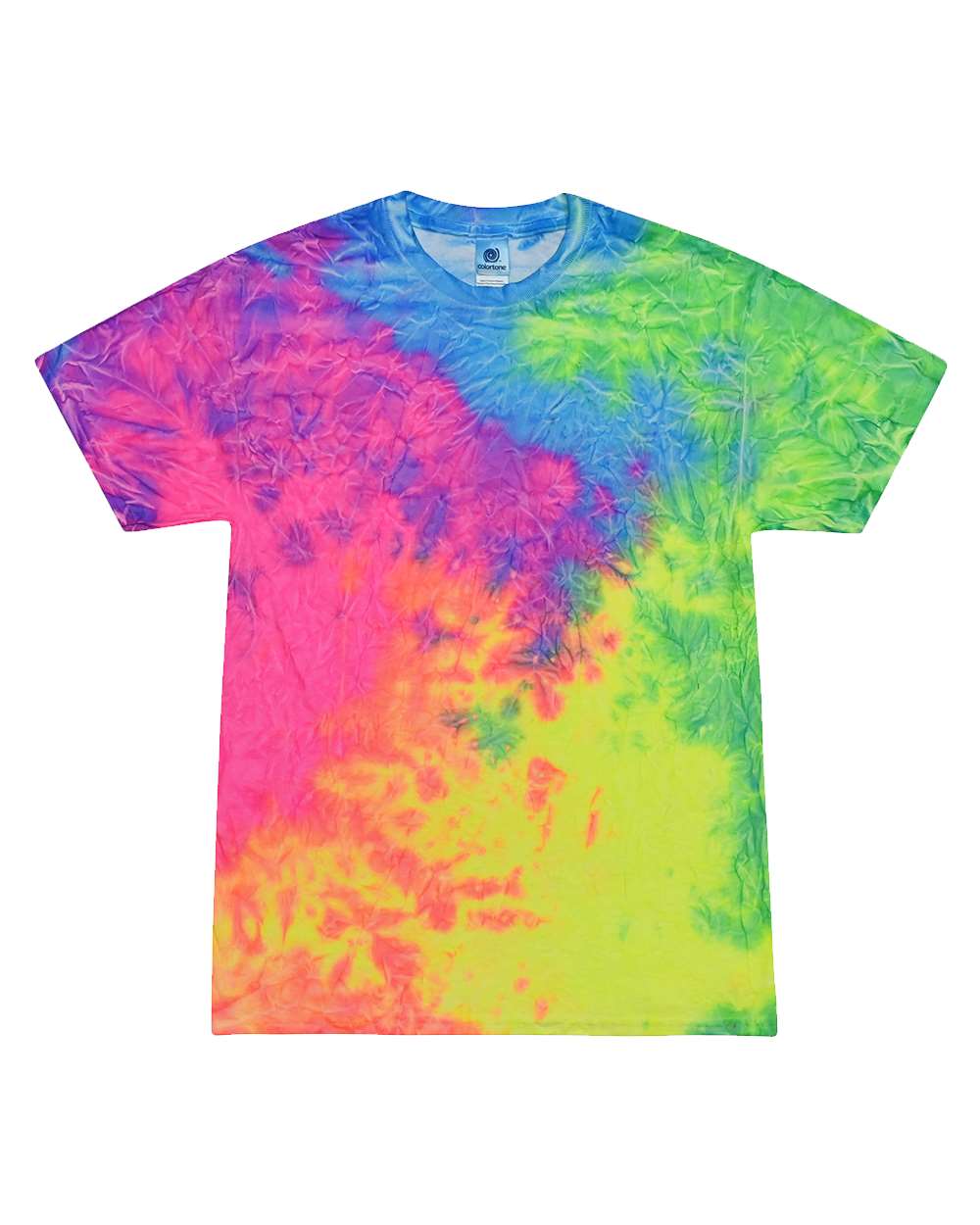 Colortone Youth Multi-Color Tie-Dyed T-Shirt - 1000Y