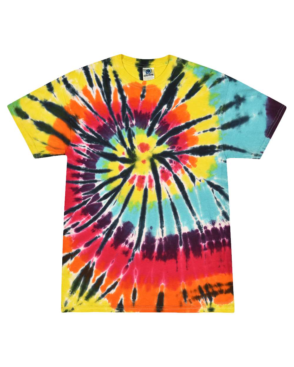 Colortone Youth Multi-Color Tie-Dyed T-Shirt - 1000Y