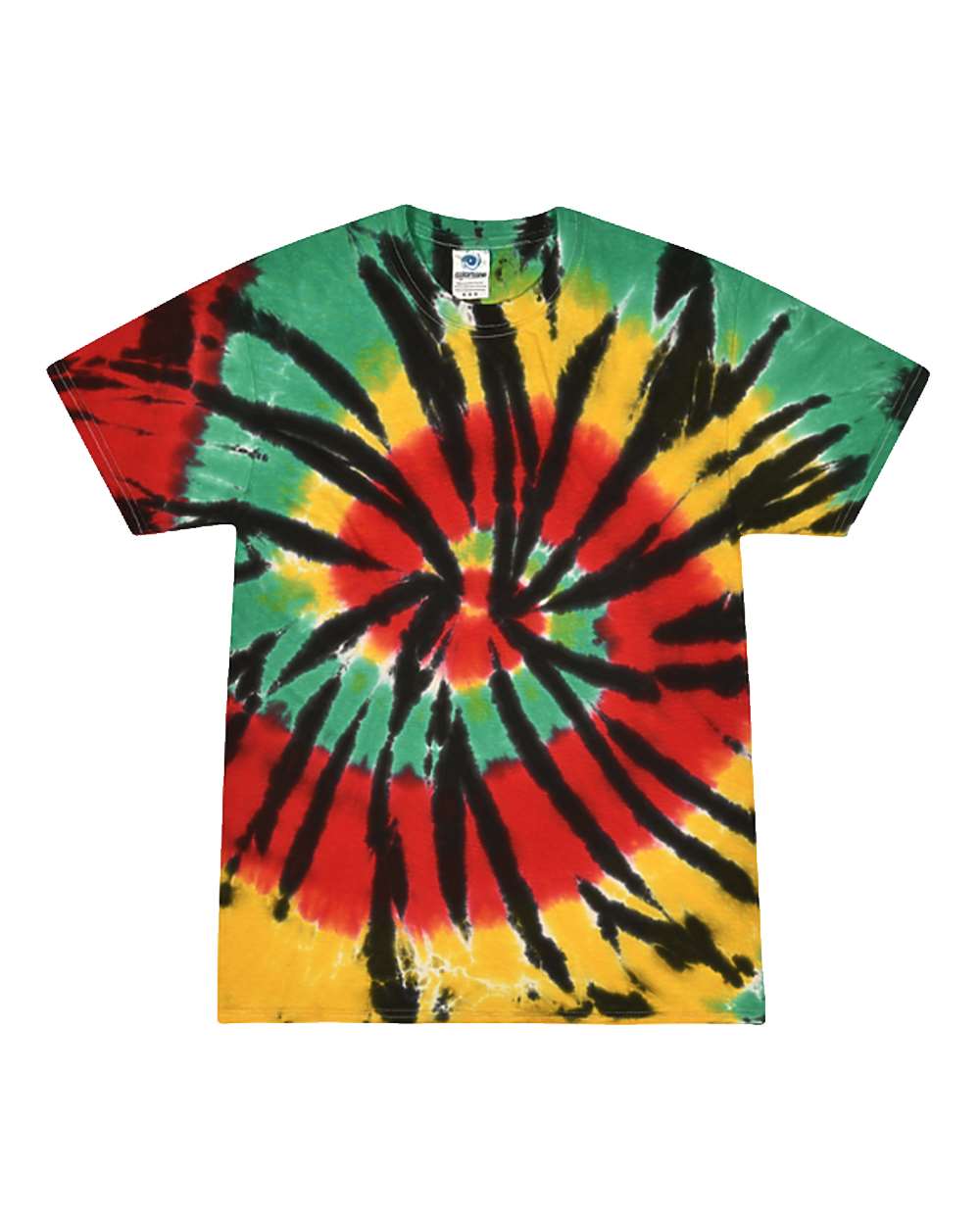 Colortone Youth Multi-Color Tie-Dyed T-Shirt - 1000Y