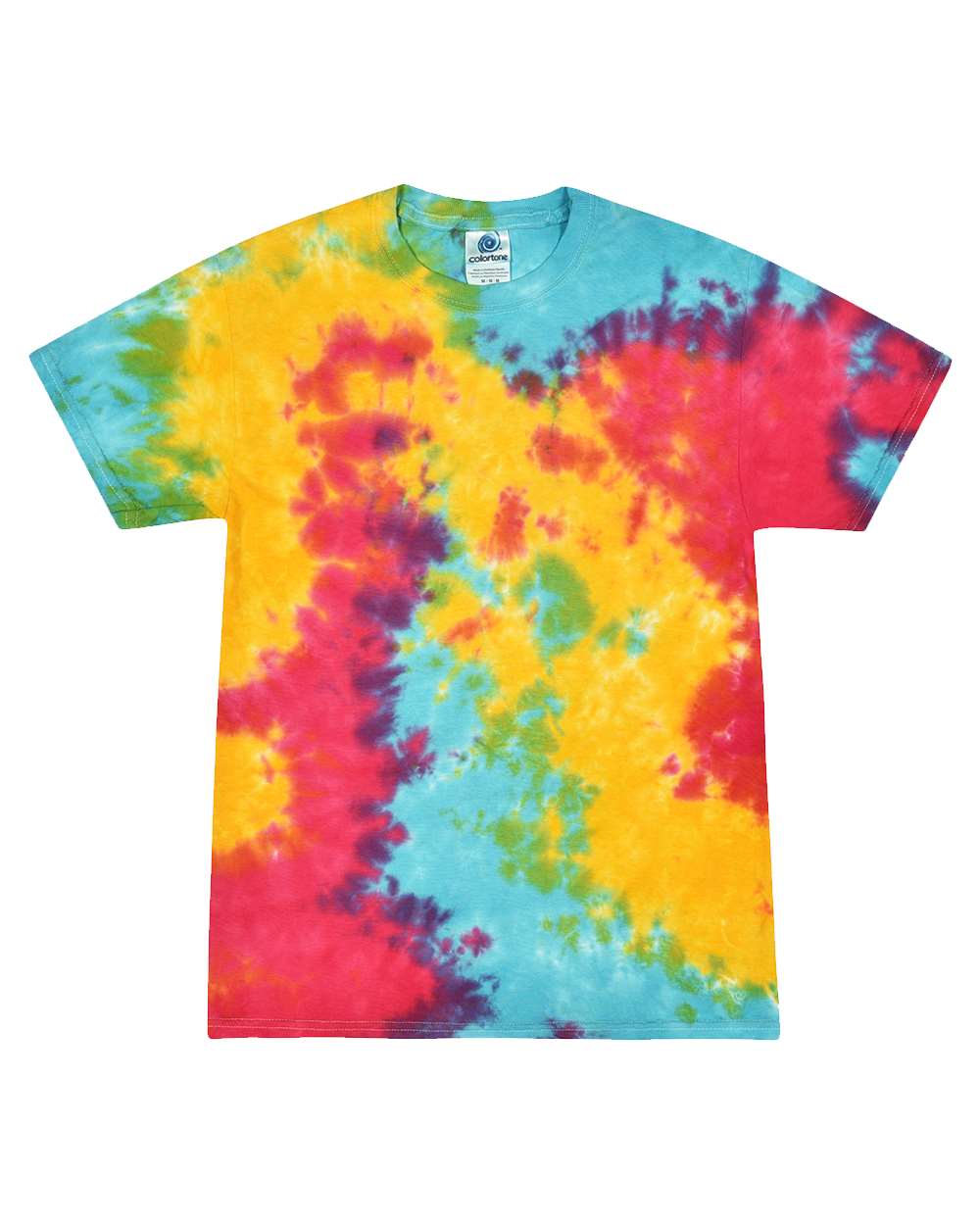 Colortone Youth Multi-Color Tie-Dyed T-Shirt - 1000Y
