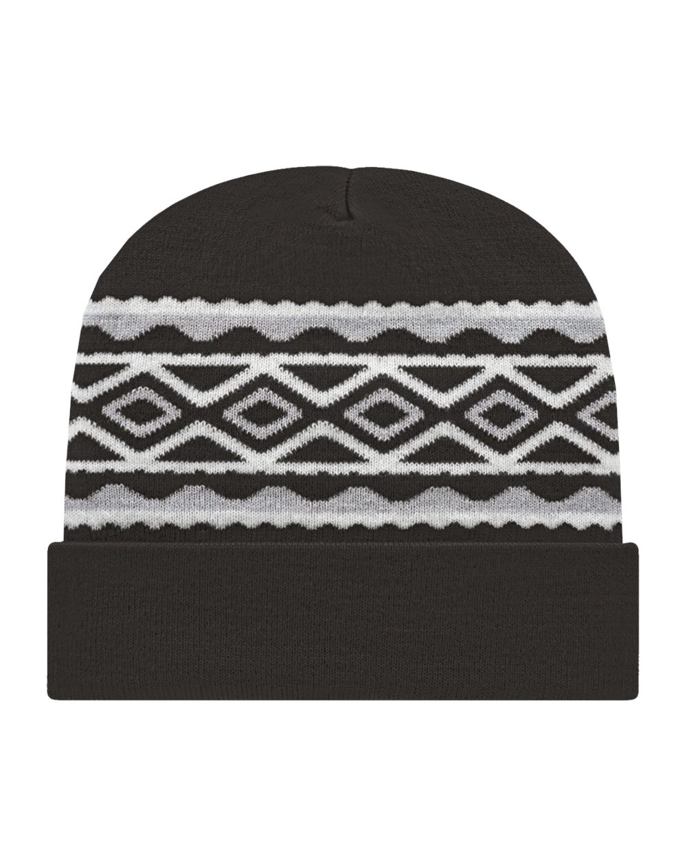 CAP AMERICA USA- Made Diamond Cuffed Beanie - RKD12
