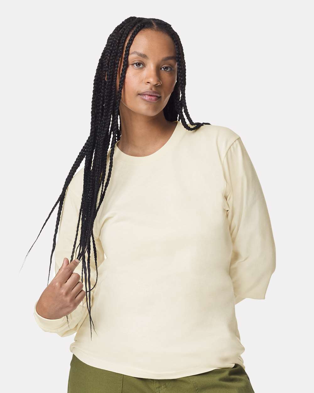 American Apparel Fine Jersey Long Sleeve Tee - 2007