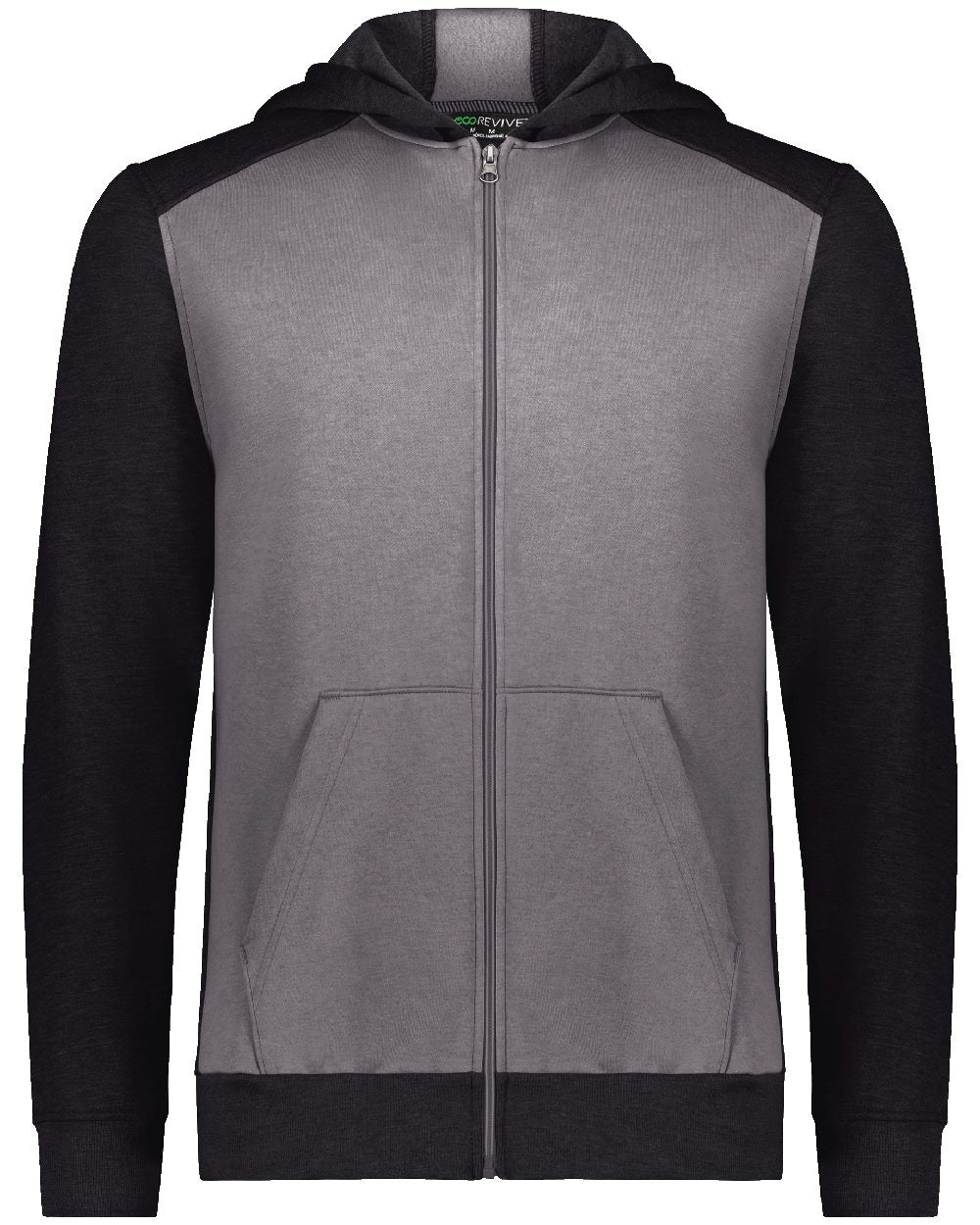 Augusta Sportswear Youth Eco Revive™ Three-Season Triblend Fleece Full-Zip Hooded Sweatshirt - 6900