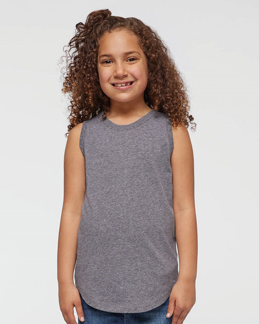 LAT Girls' Relaxed Fine Jersey Tank - 2692