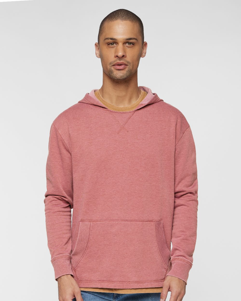 LAT Vintage Wash Fleece Hoodie - 6936