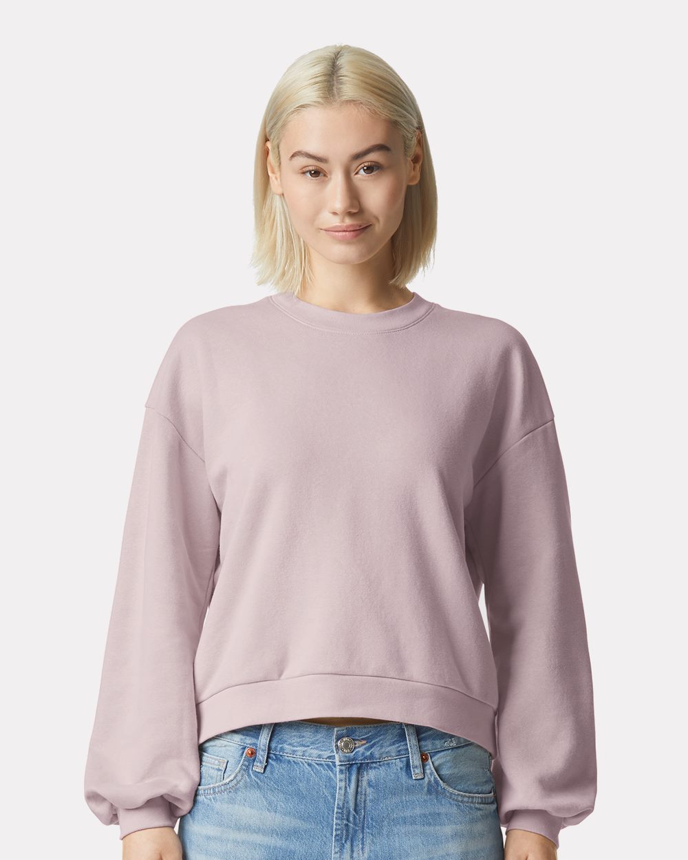 American Apparel ReFlex Women's Fleece Crewneck Sweatshirt - RF494