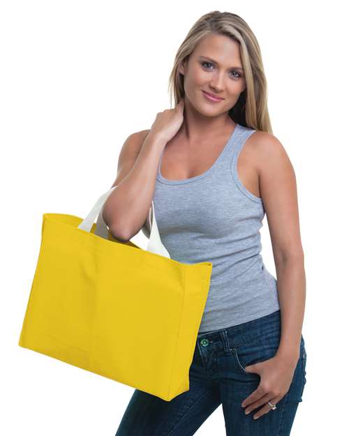 USA-Made Canvas Medium Gusset Tote Bag