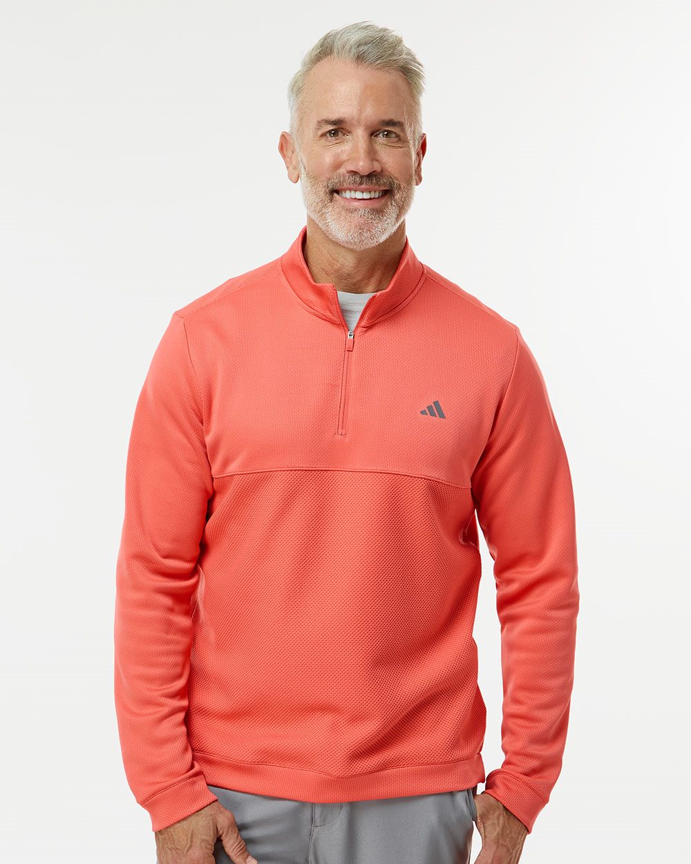 Adidas Ultimate365 Textured Quarter-Zip Pullover - A2001