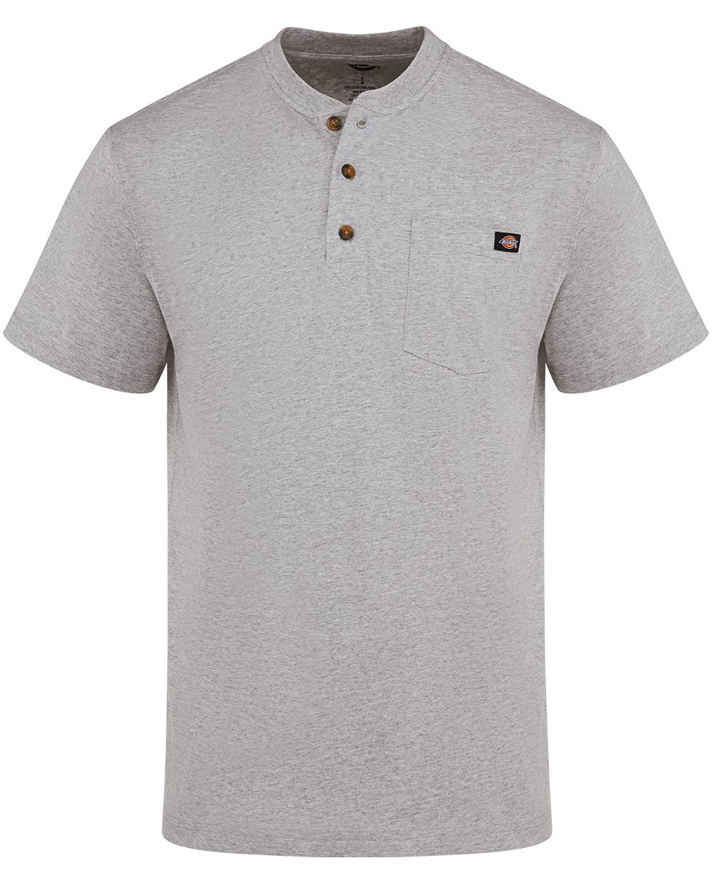 Dickies Heavyweight Traditional Short Sleeve Henley - Tall Sizes - WS51T