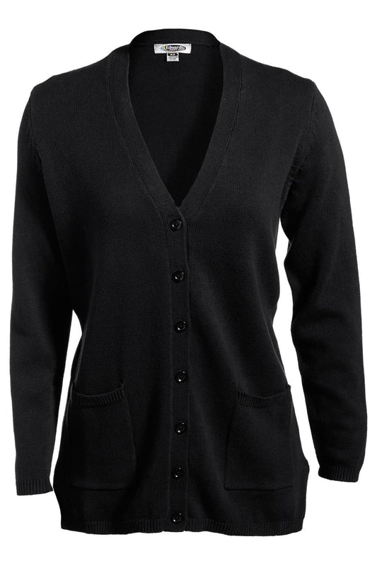 Cotton Blend Ladies Long Cardigan