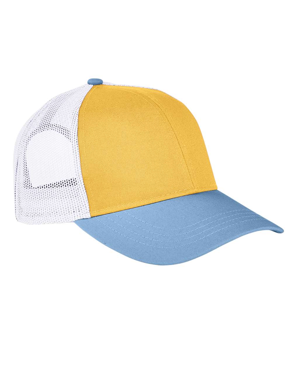 Authentic Pigment Tri-Color Trucker Cap - AP1919