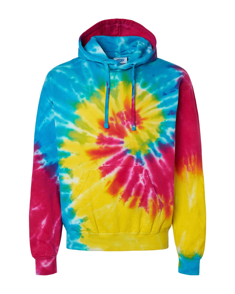 Colortone Youth Tie-Dyed Hooded Sweatshirt - 8777Y