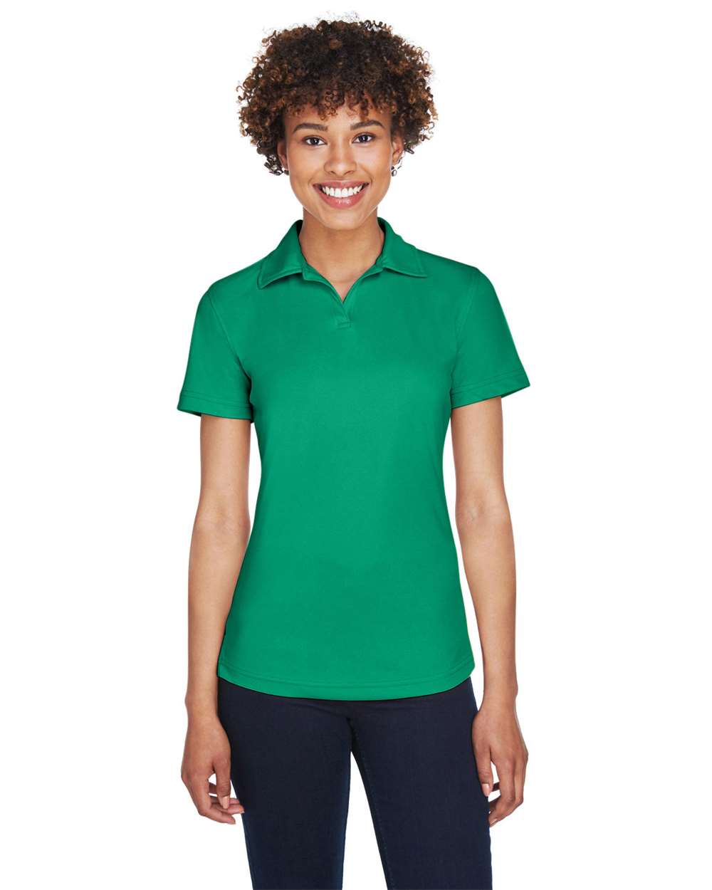 UltraClub Women's Cool & Dry Sport Performance Interlock Polo - 8425L