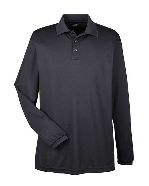 Men's Cool & Dry Long Sleeve Mesh Piqué Polo