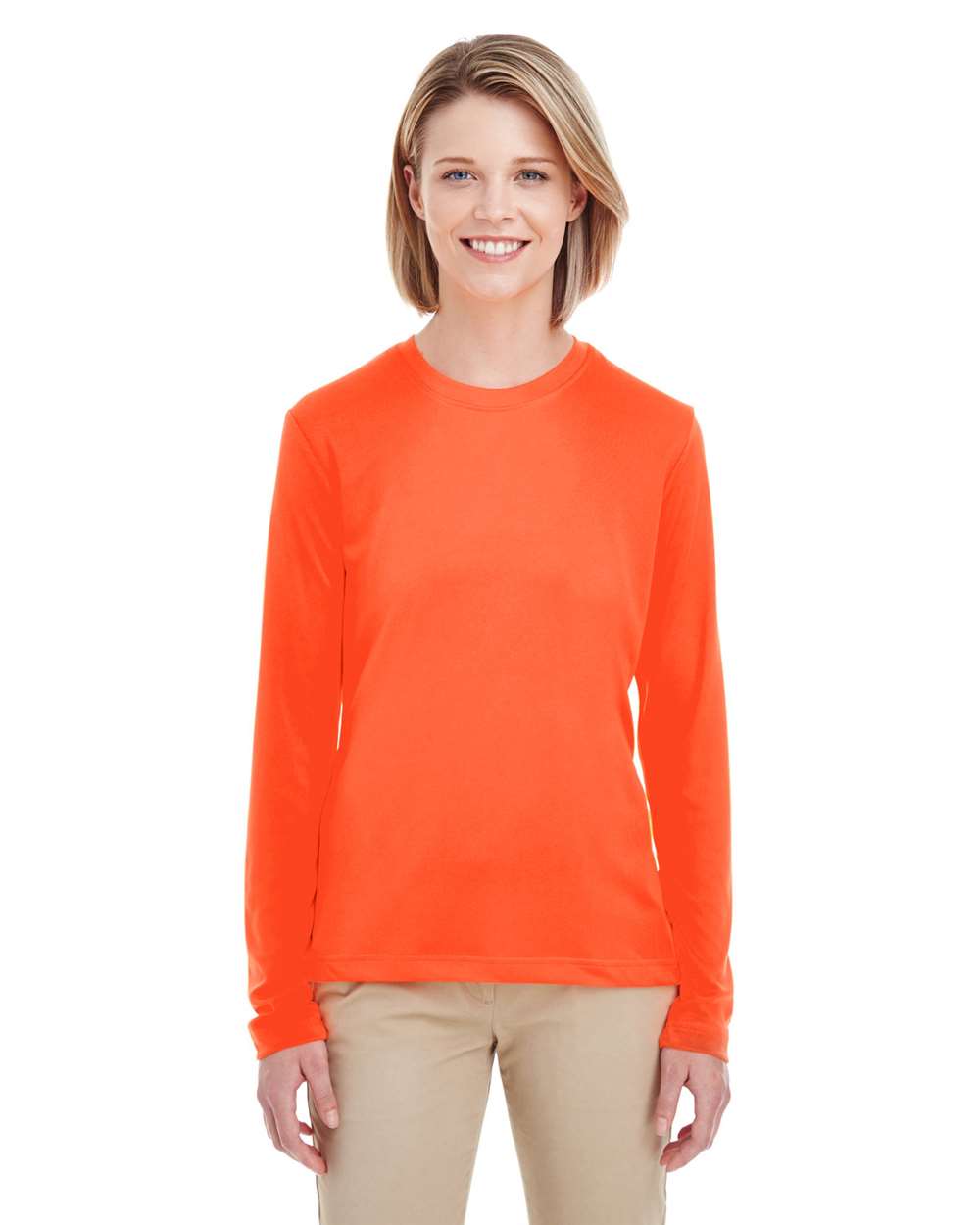 UltraClub Women's Cool & Dry Performance Long-Sleeve Top - 8622W