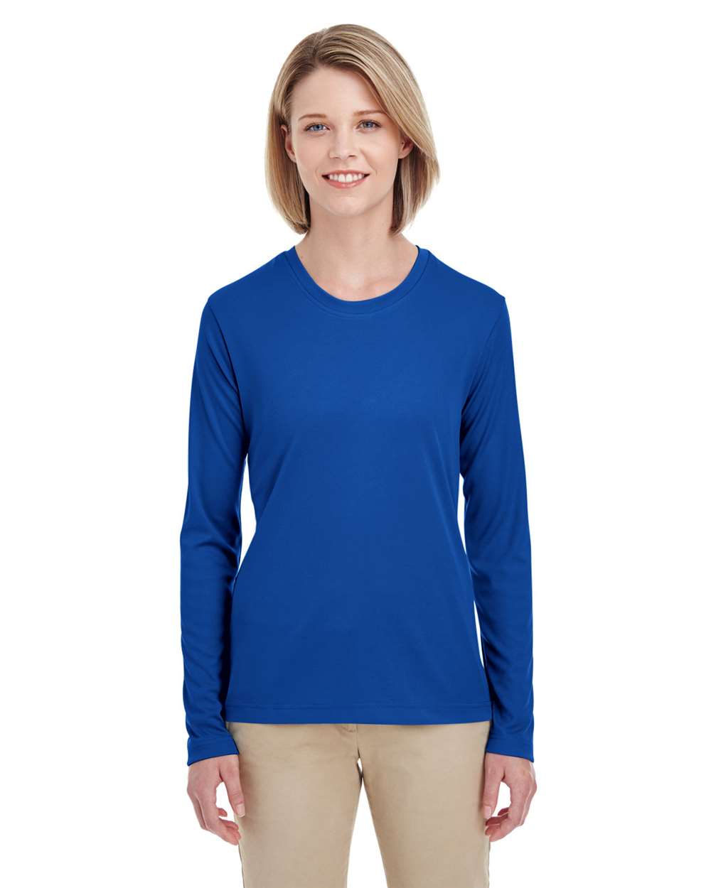 UltraClub Women's Cool & Dry Performance Long-Sleeve Top - 8622W