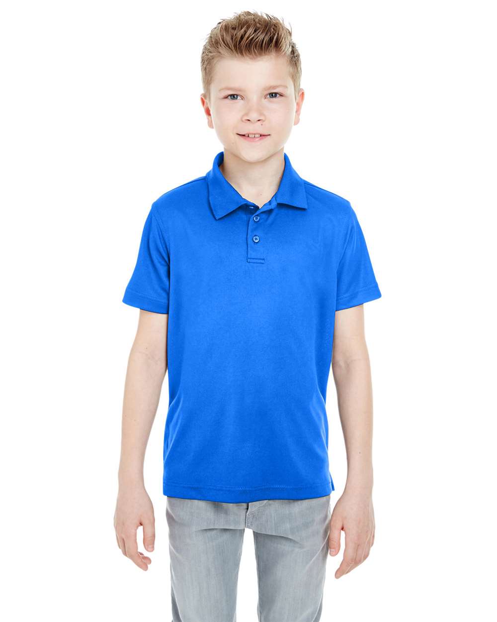 UltraClub Youth Cool & Dry Mesh Piqué Polo - 8210Y
