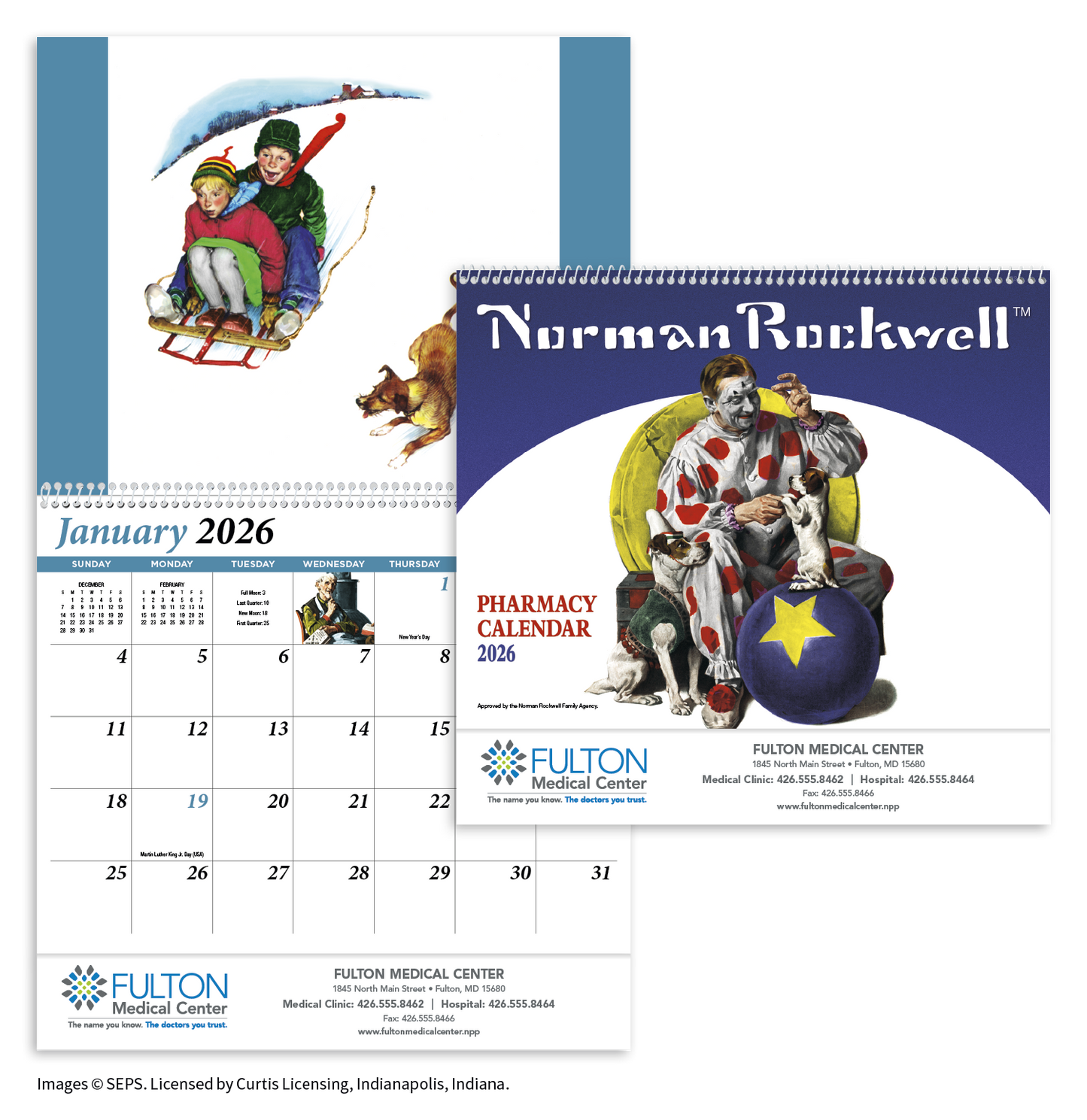 HotLine Products Rockwell Pharmacy Special Markets Calendar-123
