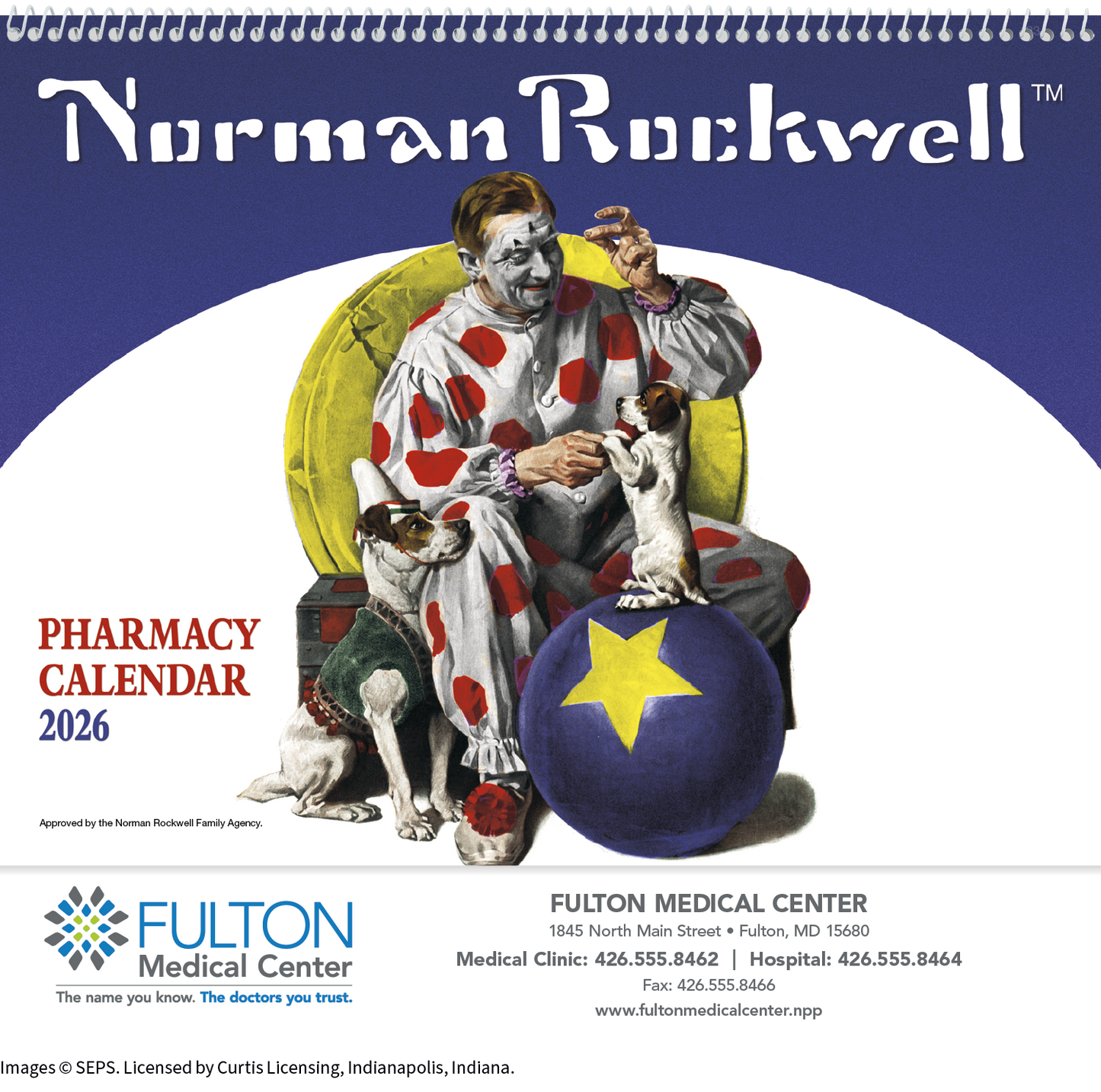HotLine Products Rockwell Pharmacy Special Markets Calendar-123