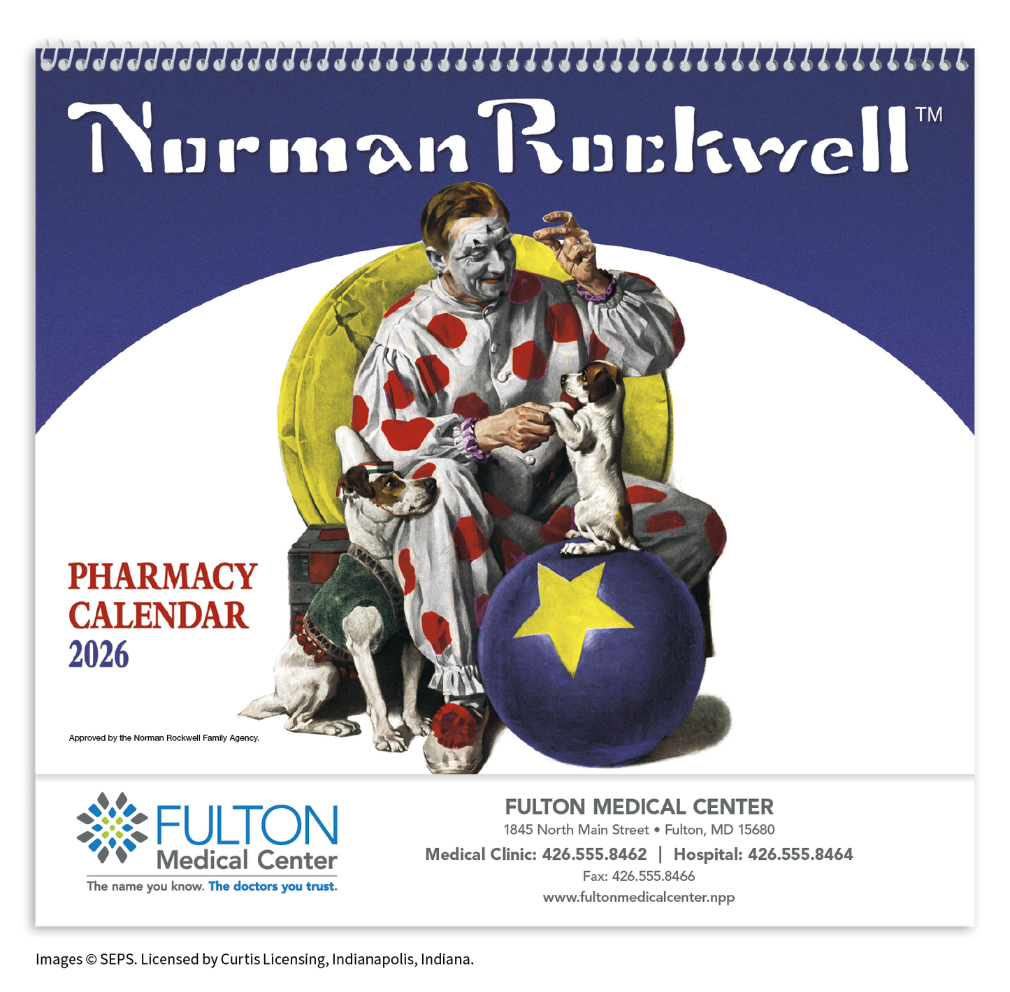HotLine Products Rockwell Pharmacy Special Markets Calendar-123