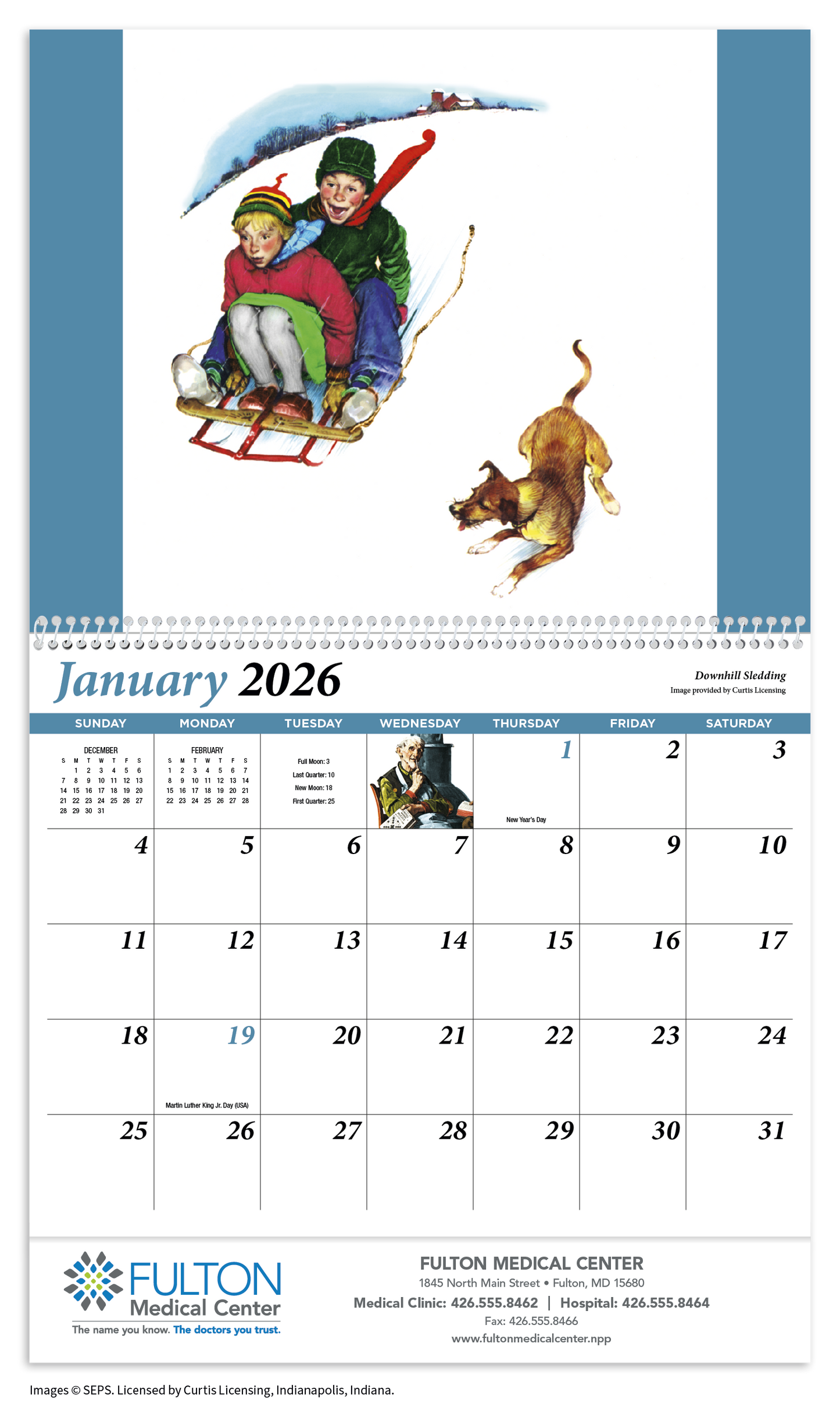 HotLine Products Rockwell Pharmacy Special Markets Calendar-123