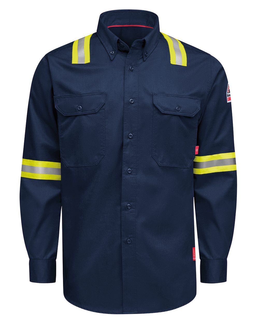 Bulwark Nomex® Comfort Enhanced-Vis Woven Long Sleeve Shirt - QS26EVH