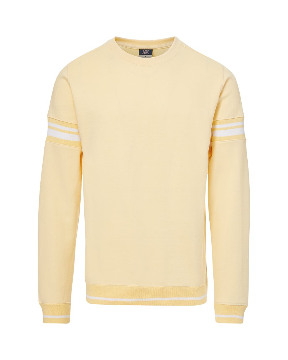 MV Sport Donovan Striped Crewneck Sweatshirt - 23404