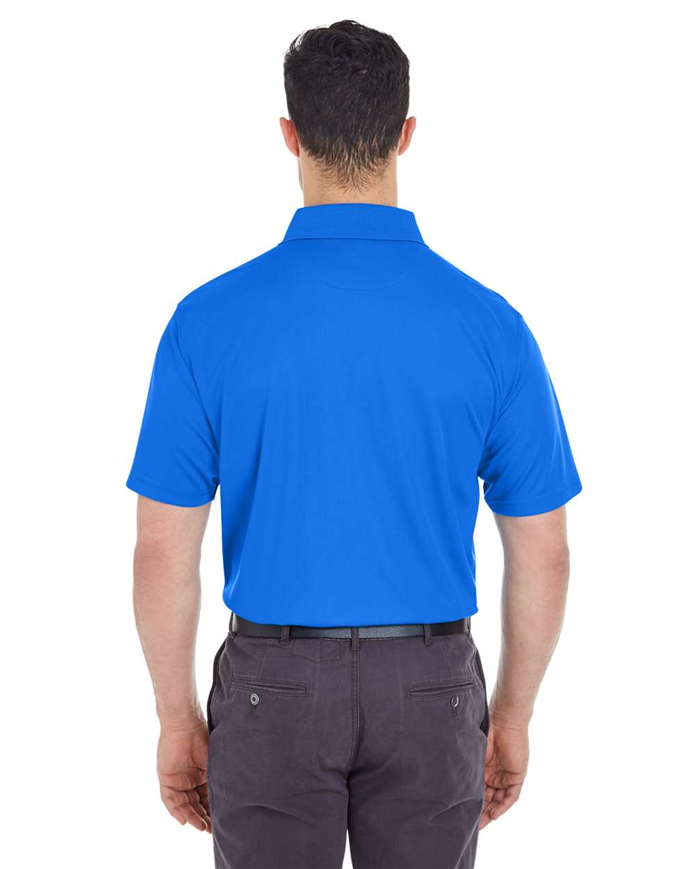 UltraClub Men's Tall Cool & Dry Mesh Piqué Polo - 8210T