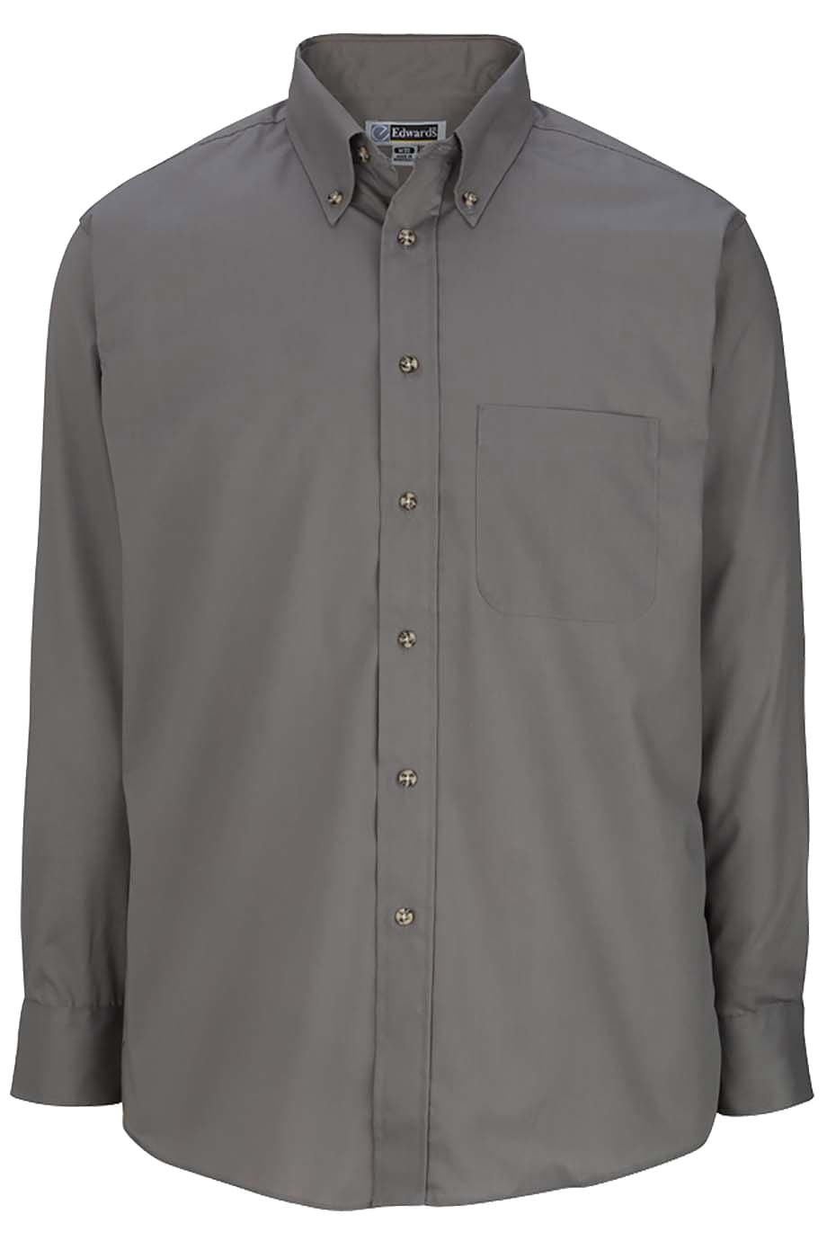 Easy Care Poplin Long Sleeve Mens Shirt