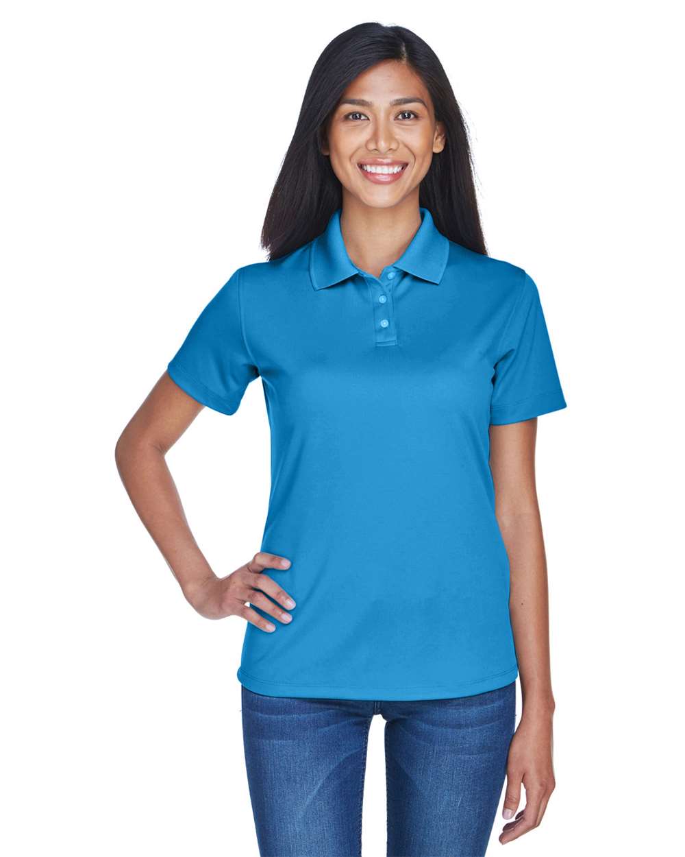 UltraClub Women's Cool & Dry Stain-Release Performance Polo - 8445L